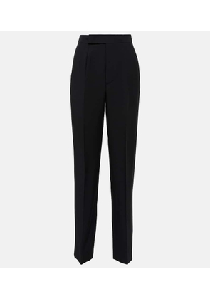 Roland Mouret Wool and silk straight pants