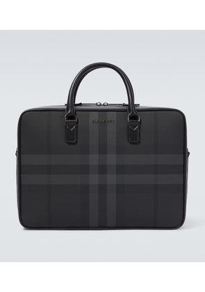 Burberry Checked briefcase