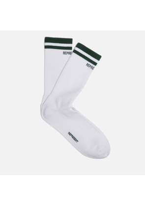 REPRESENT Logo-Jacquard Cotton-Blend Socks