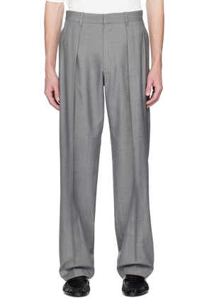 The Row Gray Marc Trousers