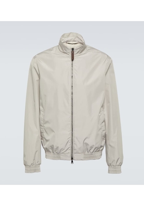 Canali High-neck technical jacket