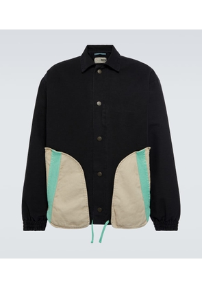 Incotex x Facetasm Colorblocked cotton jacket