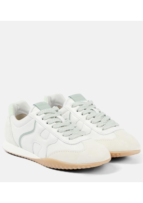 Hogan Olympia-Z leather and suede sneakers