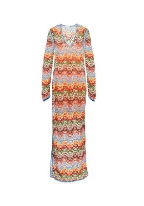 Etro Crochet-knit maxi dress
