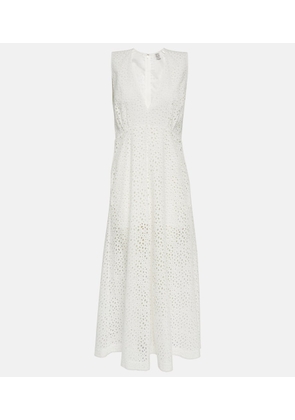 Toteme Broderie anglaise cotton maxi dress