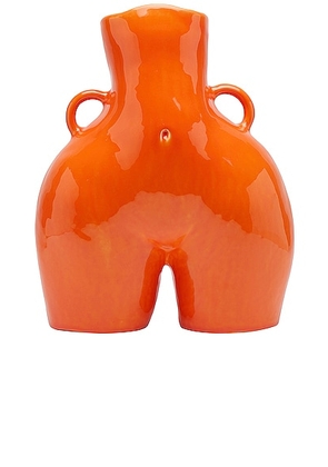 Anissa Kermiche Love Handles Vase in Orange - Orange. Size all.