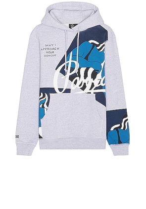 By Parra Self Defense Hoodie in Heather Grey - Light Grey. Size S (also in ).