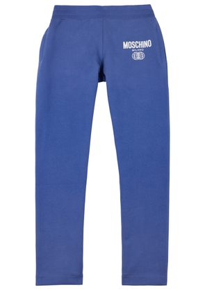 Moschino Logo-print Cotton Sweatpants - Blue - 44