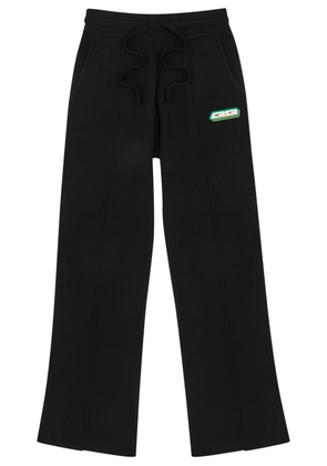 Casablanca Logo Ribbed Wool-blend Sweatpants - Black - L