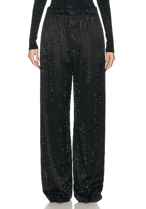 Balenciaga Crystal Pyjama Pant in Black - Black. Size 34 (also in 36).