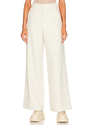 Ena Pelly Bella Woven Pant in Cream. Size 10/M, 6/XS.