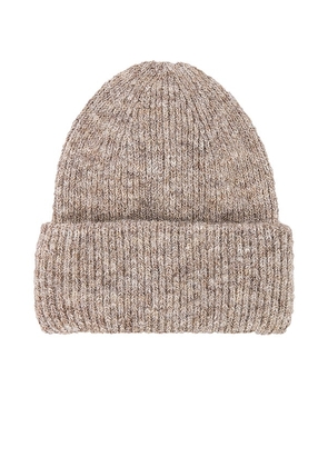 Hat Attack Eco Cuff Beanie in Taupe.