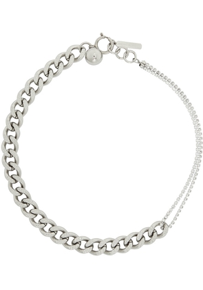 Justine Clenquet Silver Betty Choker Necklace