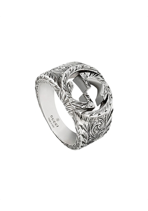 Gucci sterling silver Interlocking G ring