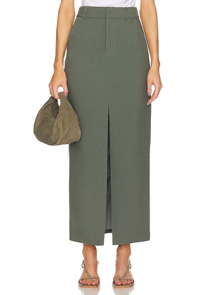LBLC The Label Tess Skirt in Green. Size L, XS.