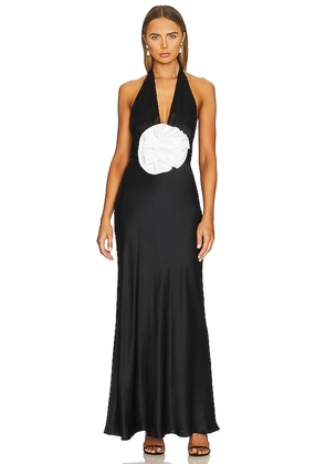 The Bar Grayson Gown in Black. Size 6.