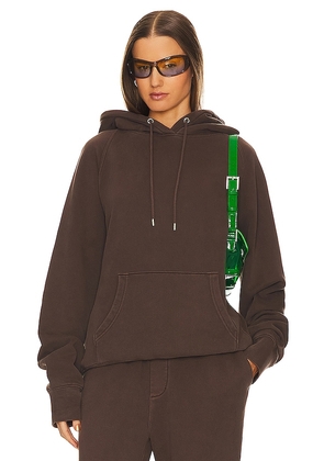 WAO The Pullover Hoodie in Brown. Size XL, XS.