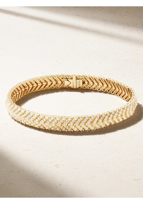 Anita Ko - Zipper 18-karat Gold Diamond Bracelet - One size