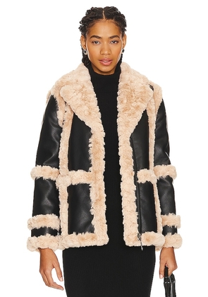 Unreal Fur Gate Keeper Jacket in Black. Size L, M, XL, XS.