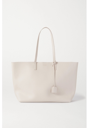 SAINT LAURENT - Leather Tote - Off-white - One size