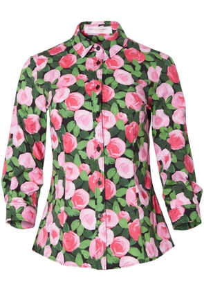 Carolina Herrera floral-print button-down shirt - Multicolour