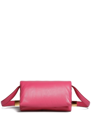 Marni small Prisma leather shoulder bag - Pink