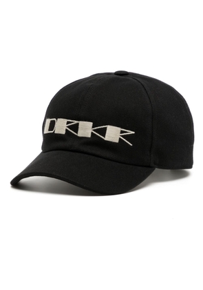 Rick Owens DRKSHDW logo-embroidered cotton baseball cap - Black