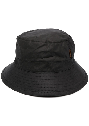 Barbour stitch detail bucket hat - Black