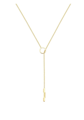 Gucci 18kt yellow gold Link to Love lariat necklace