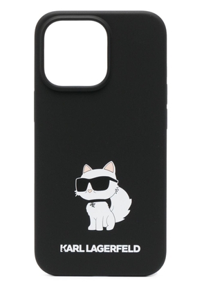 Karl Lagerfeld Choupette iPhone 13 Pro case - Black
