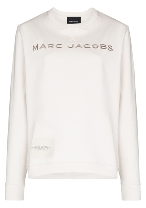 Marc Jacobs The Sweatshirt logo-embroidered sweatshirt - White