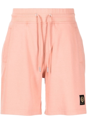 Belstaff drawstring cotton track pants - Pink