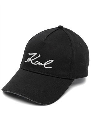 Karl Lagerfeld K/Signature baseball cap - Black