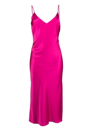 Loulou x Rue Ra V-neck midi dress - Pink
