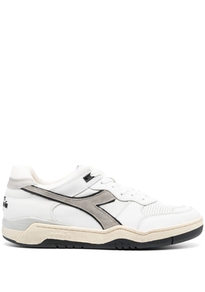 Diadora low-top lace-up sneakers - White