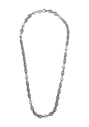 Nialaya Jewelry silver pearl necklace