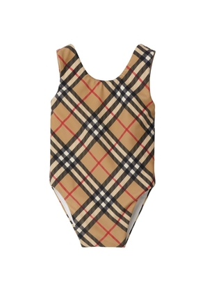 Burberry Kids Vintage Check Swimsuit (6-24 Months)
