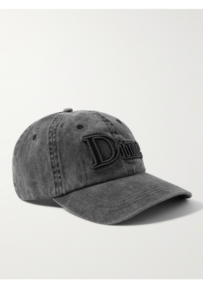 DIME - Logo-Embroidered Washed Cotton-Twill Baseball Cap - Men - Black