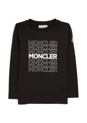 Moncler Enfant Logo Long-Sleeve T-Shirt (4-6 Years)