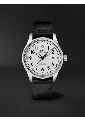 IWC Schaffhausen - Pilot's Mark XX Automatic 40mm Stainless Steel and Leather Watch, Ref. No. IWIW328207 - Men - White