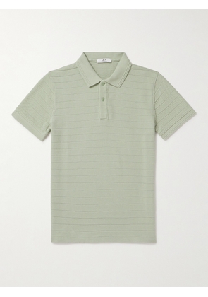 Mr P. - Organic Cotton-Piqué Polo Shirt - Men - Green - XS