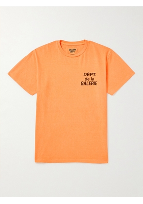 Gallery Dept. - Logo-Print Cotton-Jersey T-Shirt - Men - Orange - S