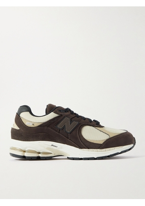 New Balance - 2002R Leather-Trimmed Suede and GORE-TEX® Mesh Sneakers - Men - Brown - UK 6