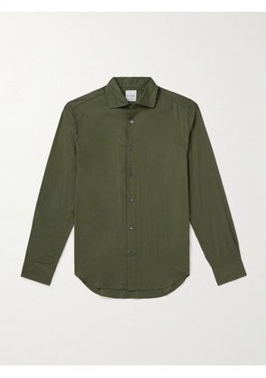 Paul Smith - Slim-Fit Cotton-Twill Shirt - Men - Green - S