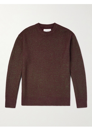 Jil Sander - Boiled Wool-Blend Sweater - Men - Brown - IT 46