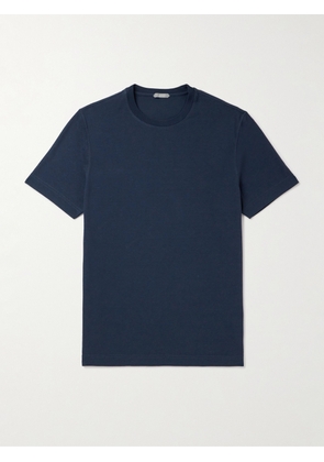 Incotex - Zanone Slim-Fit IceCotton-Jersey T-Shirt - Men - Blue - IT 44