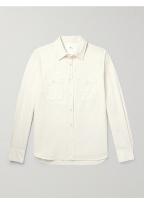 Mr P. - Organic Cotton-Chambray Shirt - Men - Neutrals - XS