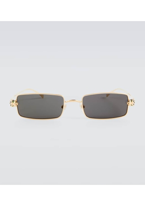 Cartier Eyewear Collection Embellished rectangular sunglasses
