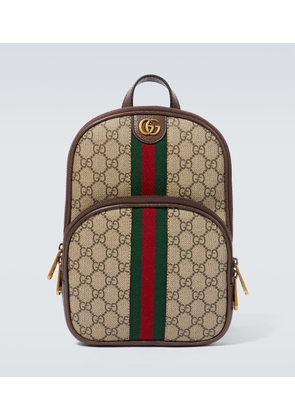 Gucci Ophidia GG leather-trimmed shoulder bag