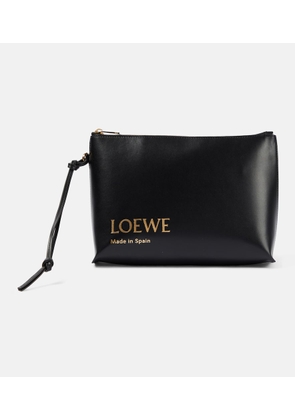 Loewe Logo embossed leather pouch